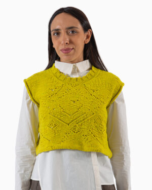 gilet mustard