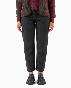 pantalone denim black