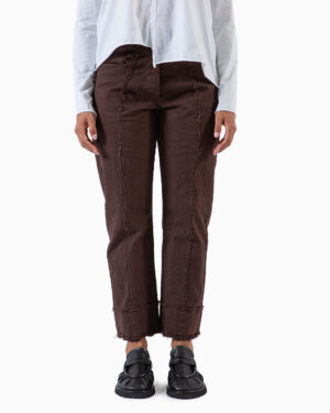 pantalone denim chocolate