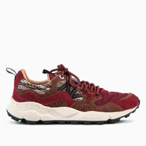 flower mountain yamano 3 uni suede/fabric bordeaux