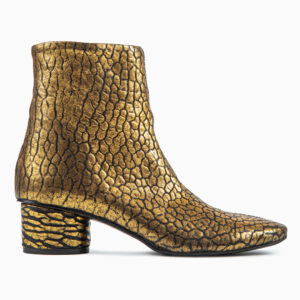 stivaletto bubble oro