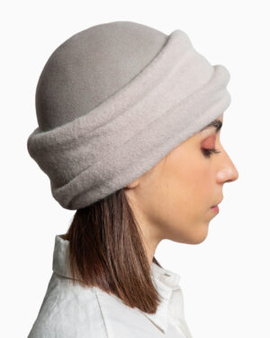 cappello fascia grigio