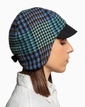 cappello stringa ottanio