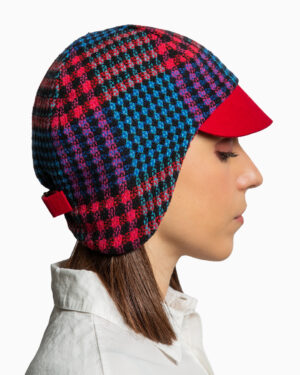 cappello stringa rosso